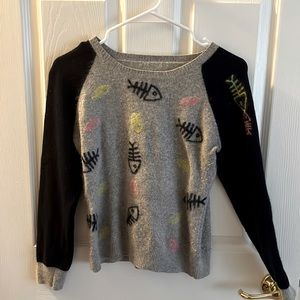 Blue/Grey sweater, woolen